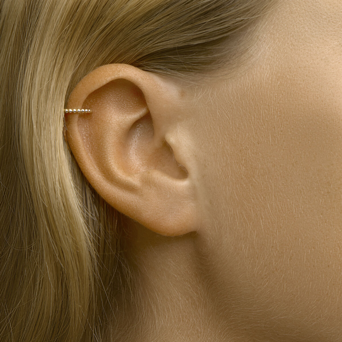 earcuff kulki sztuka 14K żółte złoto