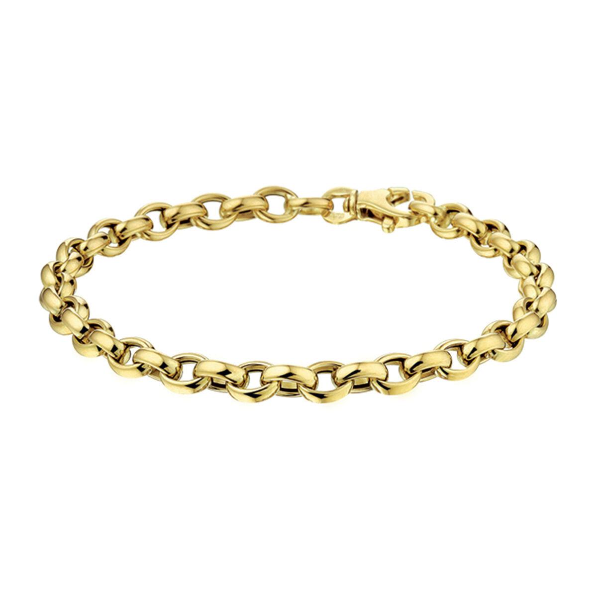 bransoletka jasseron 5,0 mm 19 cm ze złotego 14K