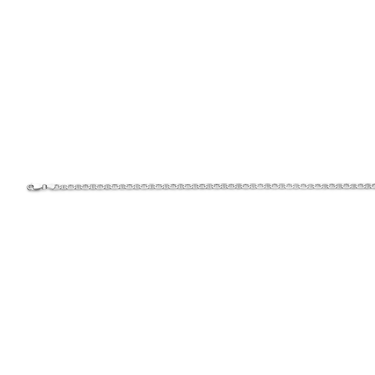 srebrny łańcuszek anker o grubości 3,8 mm