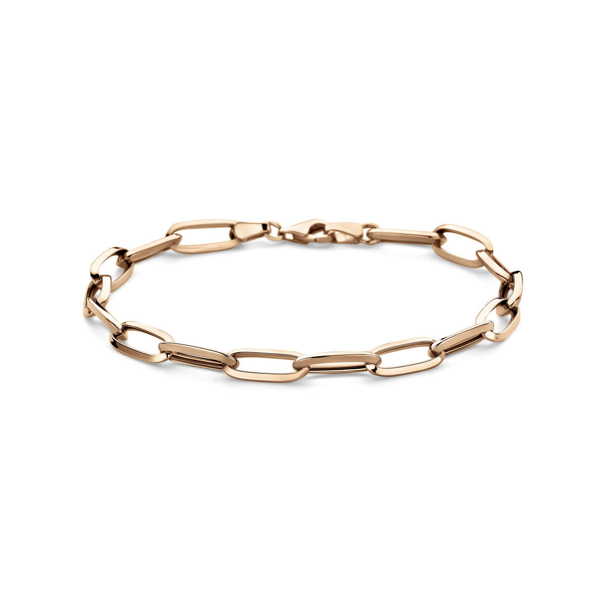 bransoletka z zamkniętymi ogniwami 5,8 mm 19 cm z 14K różowego złota