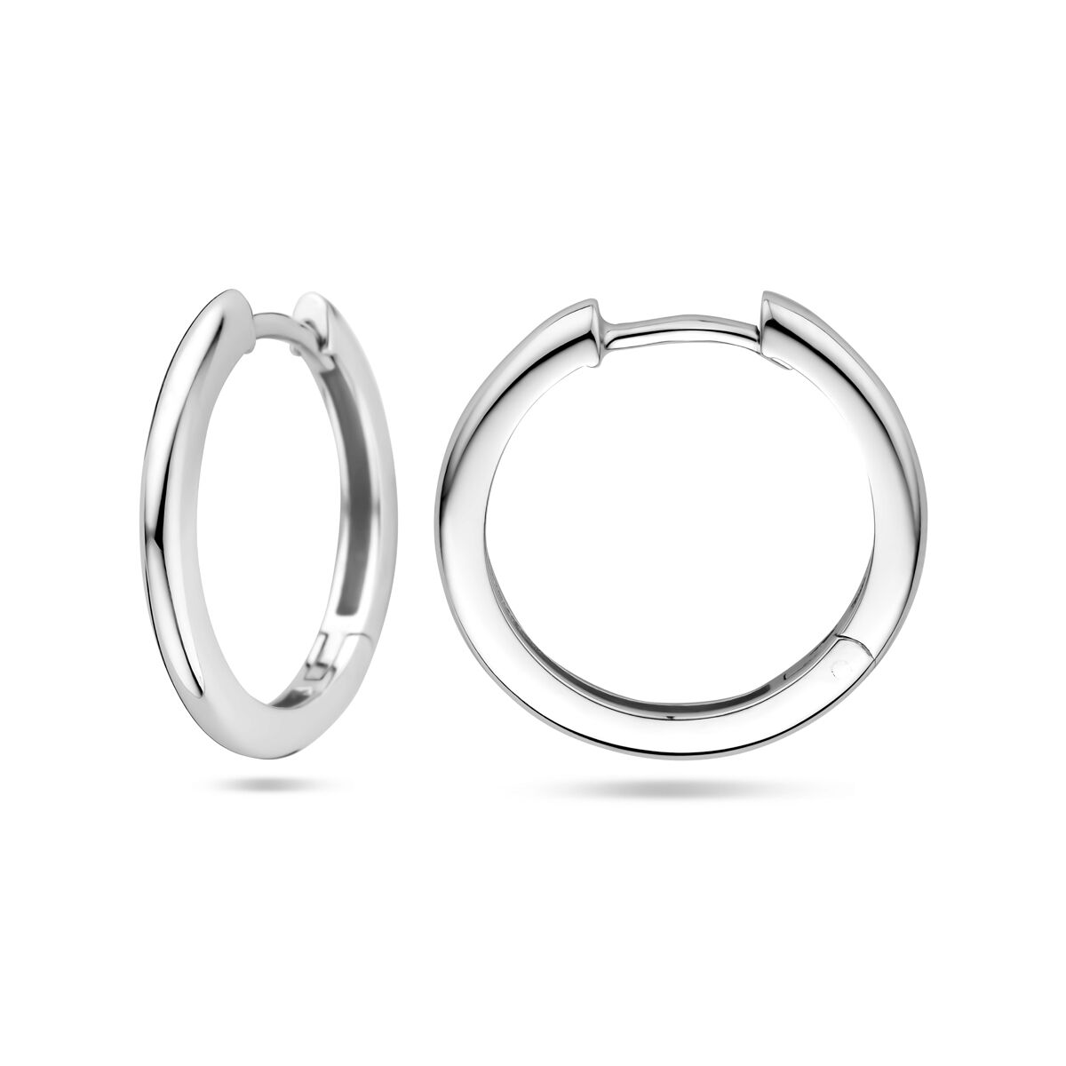 kolczyki koła 2,0 mm srebro rodowane