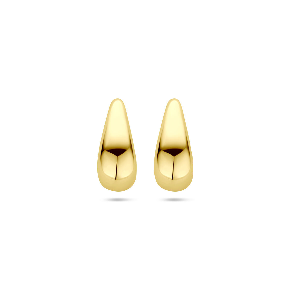 Kolczyki w kształcie kropli 15,5 mm ze złotego 14K.