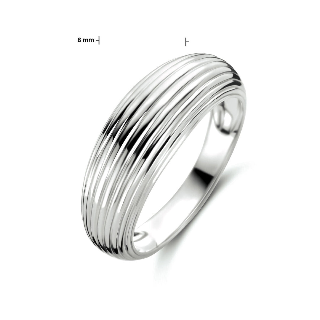 ring zilver gerhodineerd