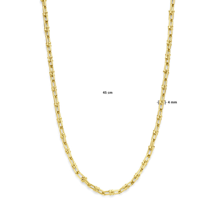 collier 4,0 mm 45 cm 14K geelgoud
