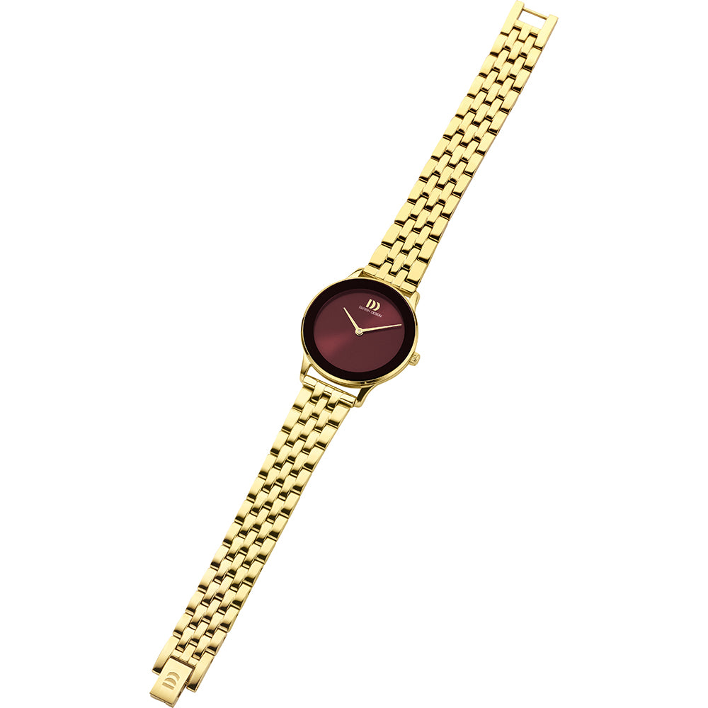 Danish design damski zegarek bordeaux tarcza - IV97Q1288