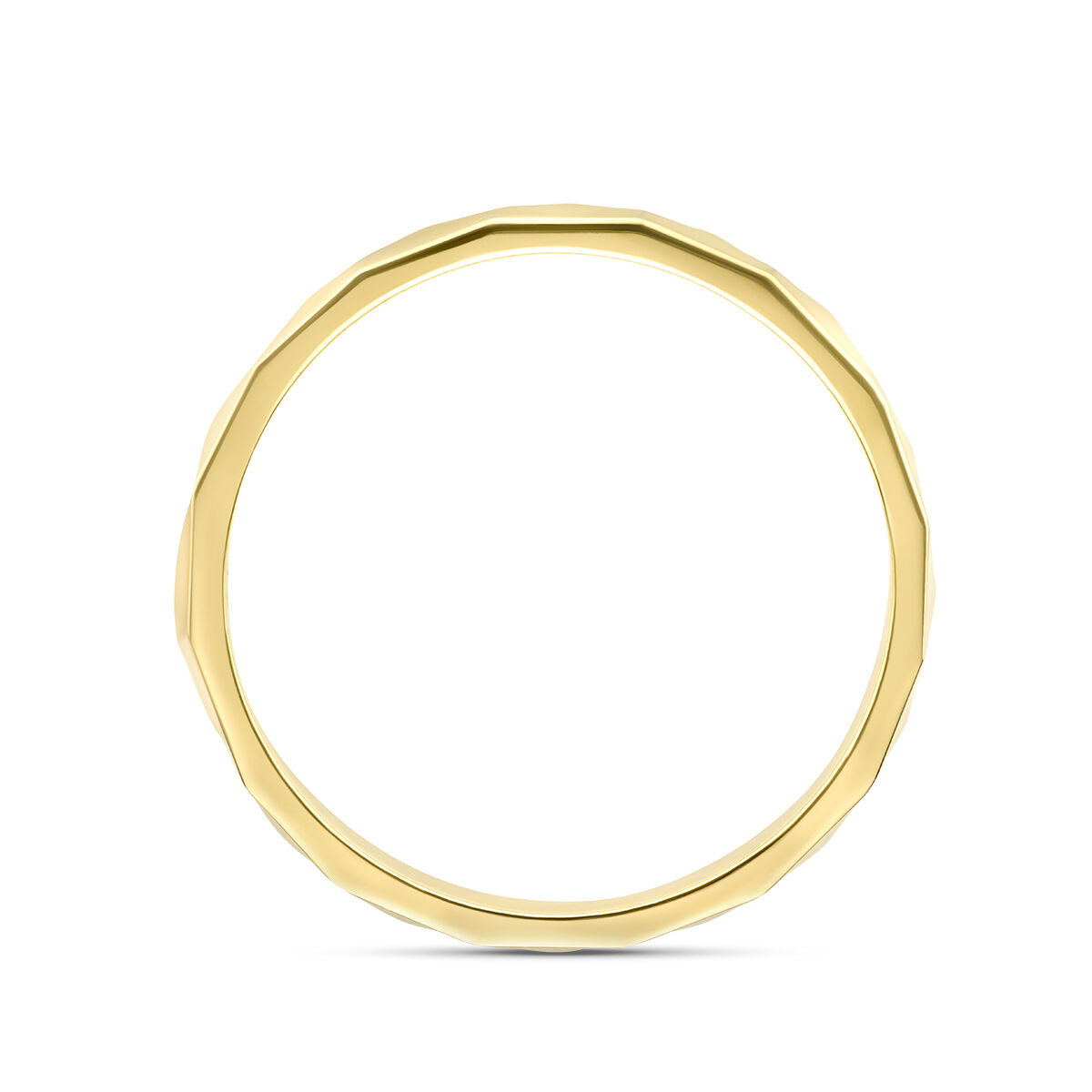 pierścionek diamentowany 14K żółte złoto