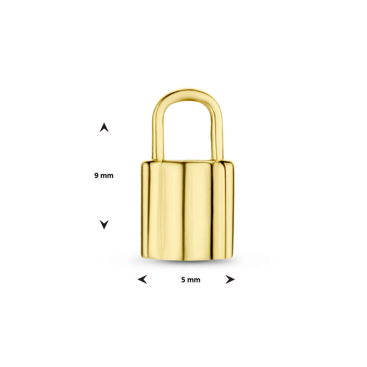 hanger slot 14K geelgoud