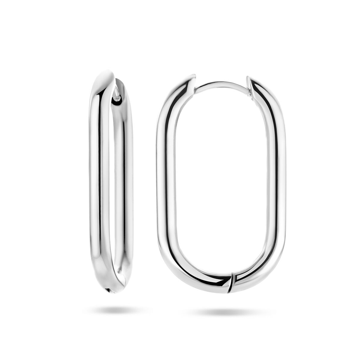 klapkolczyki paperclip stal nierdzewna