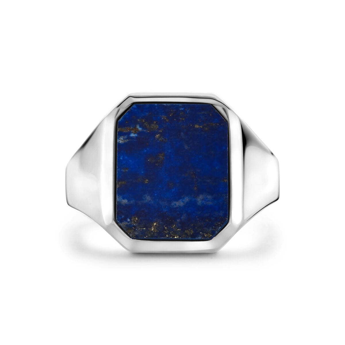 sygnet masywny lapis 13 x 11mm srebro rodowane