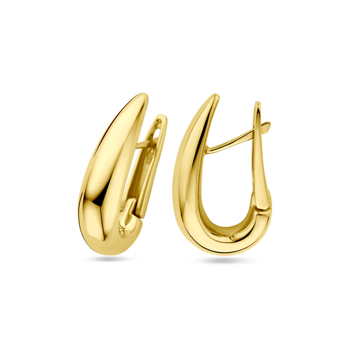 kolczyki koła 24 mm 14K żółte złoto