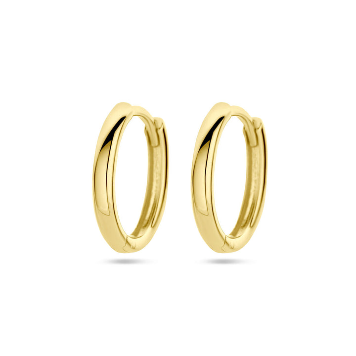 klapoorringen 14K geelgoud