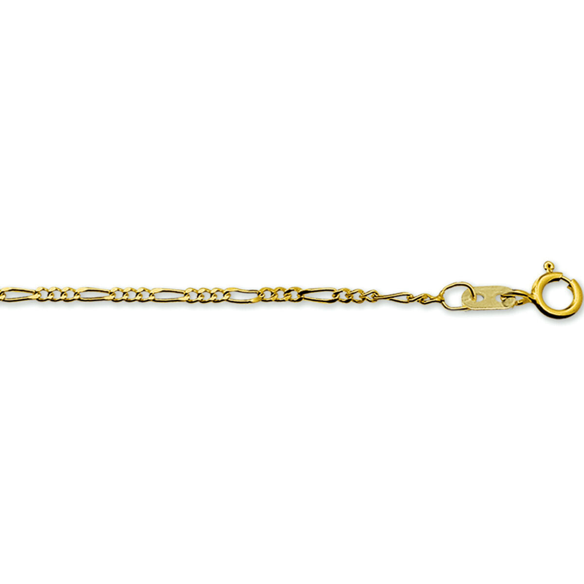 Bransoletka figaro 1,6 mm 18 cm ze złotego 14K.