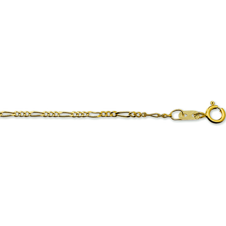 armband figaro 1,6 mm 18 cm 14K geelgoud