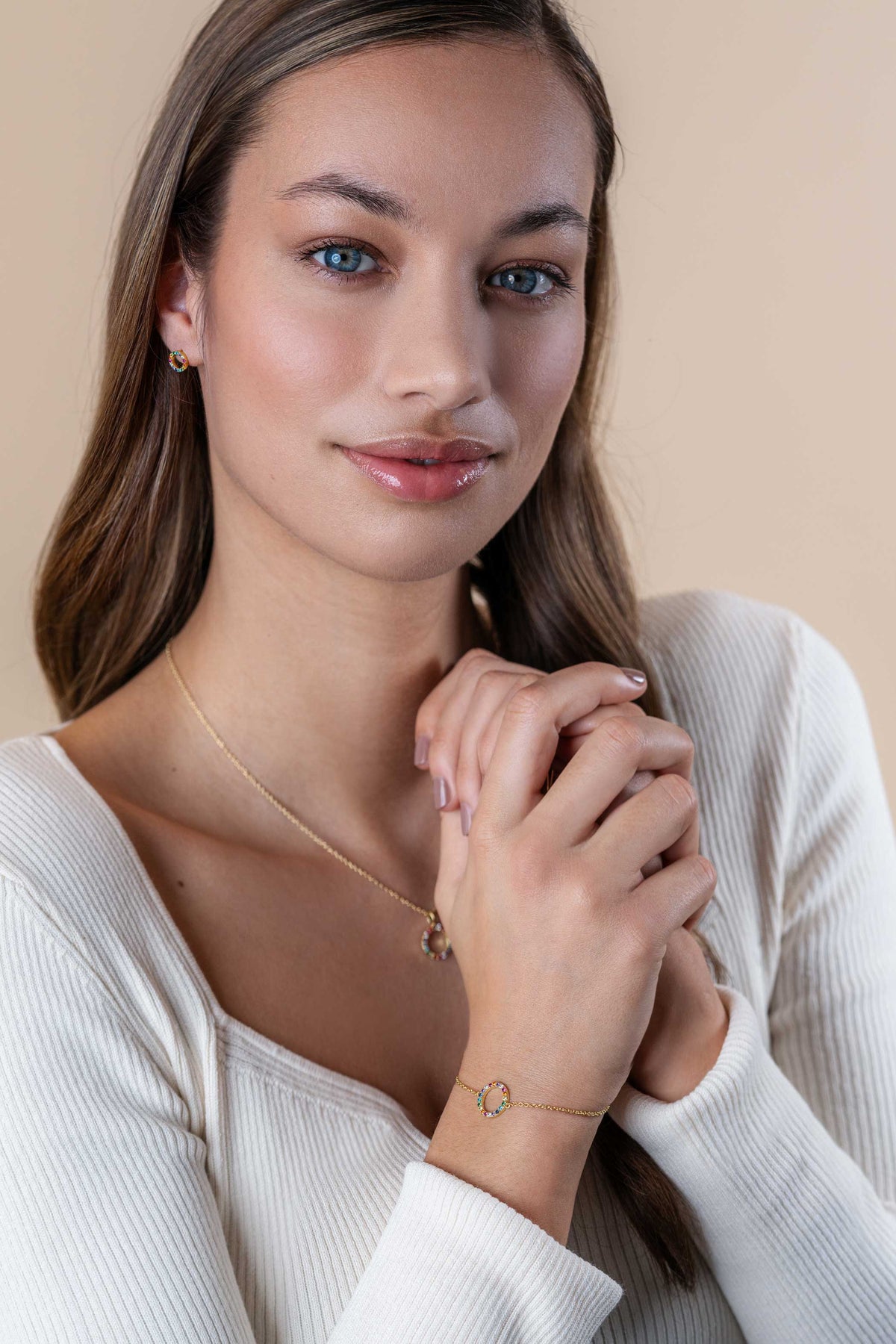 Zinzi Bransoletka srebro ZIA2170 17-20cm