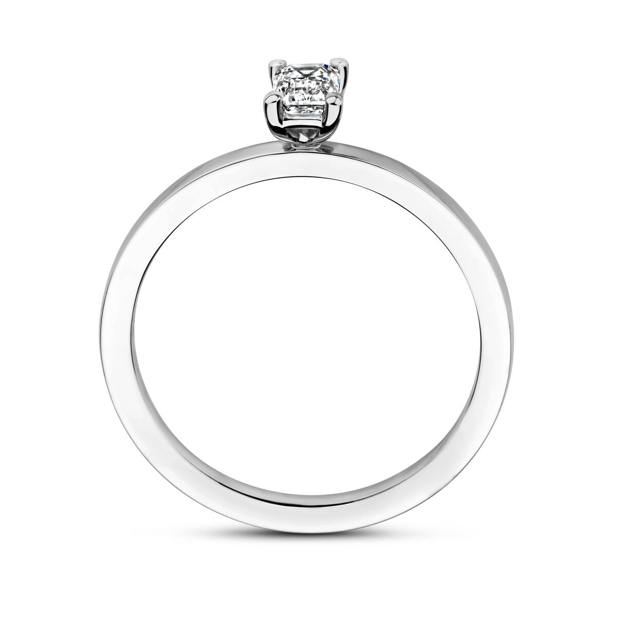 pierścionek z platyny diament 0.30ct g vsi platyna