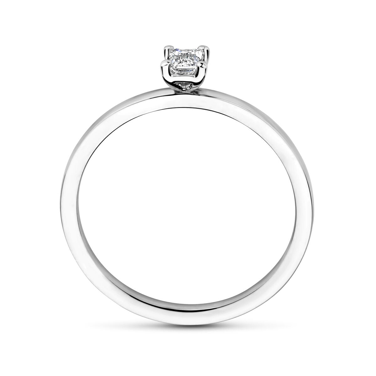 pierścionek z platyny diament 0.15ct g vsi platyna