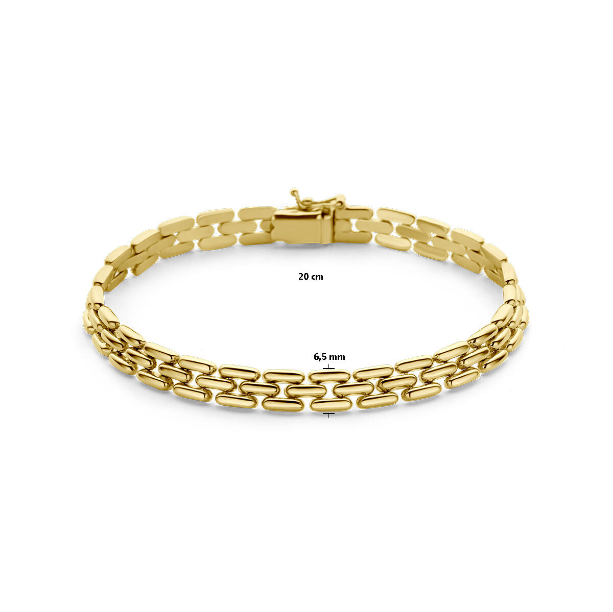 Bransoletka damska pantera 14K