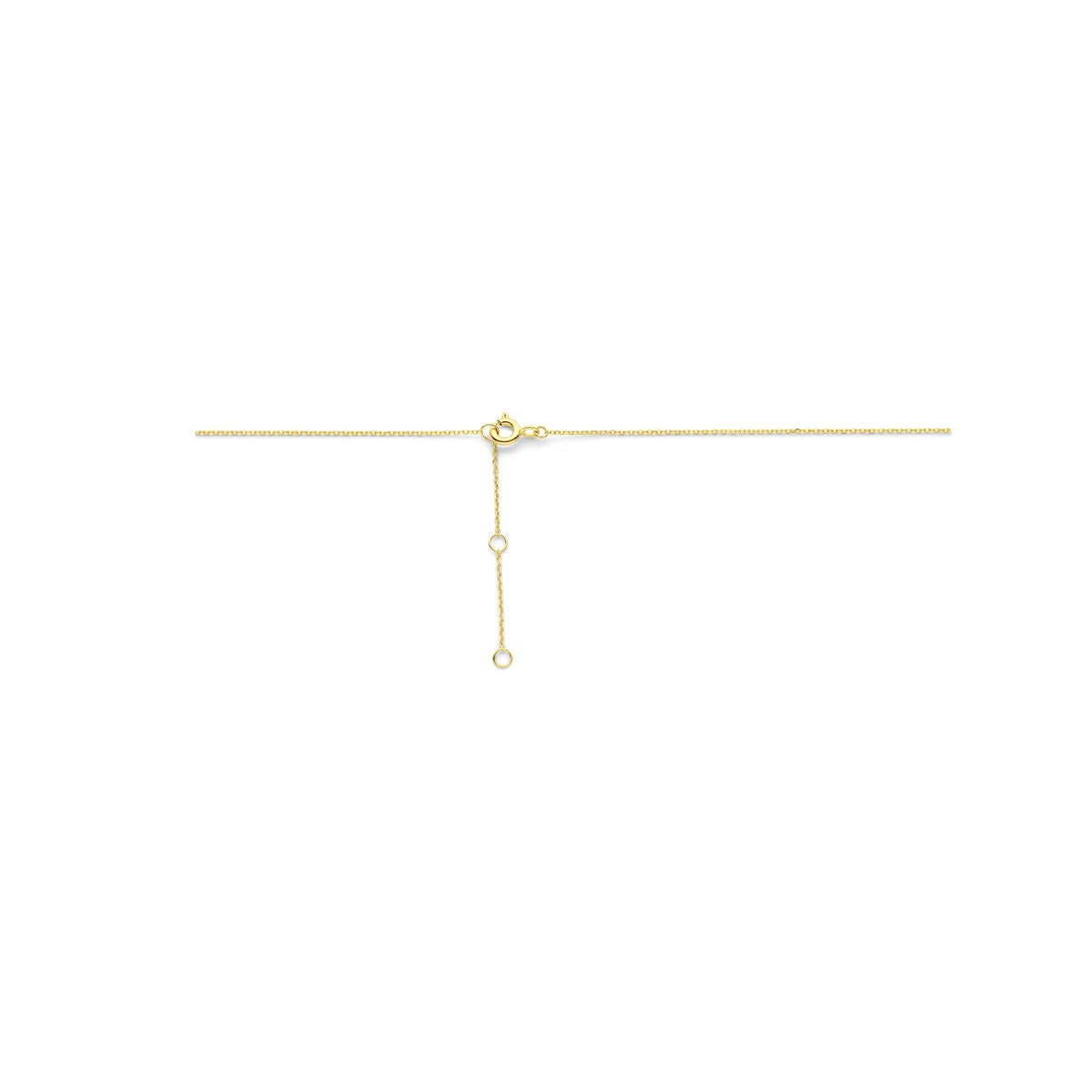 naszyjnik z lab-grown diamentem 0,7 mm 40 - 42 - 44 cm 0.25ct g si 14K żółte złoto