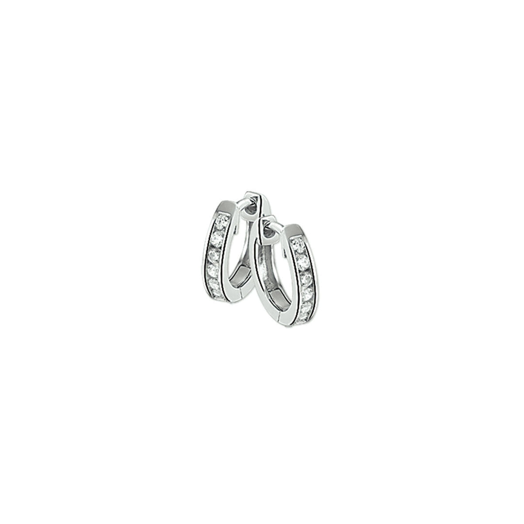 klapoorringen zirkonia zilver gerhodineerd
