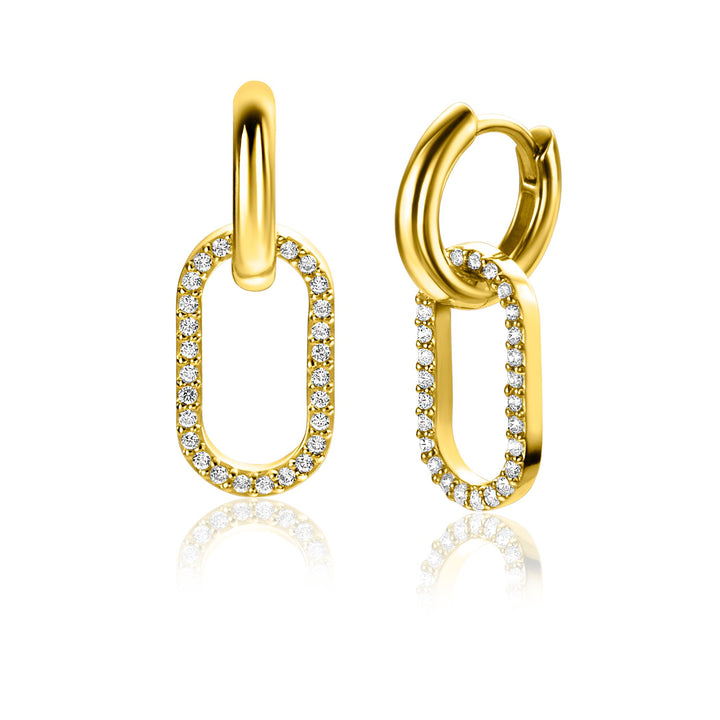 Zinzi Oorbellen Gold Plated Zich2444