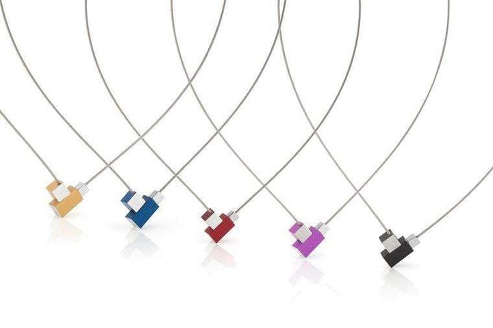 Collier Vierkantje en rechthoekje Goudkleurig|Geel C206G