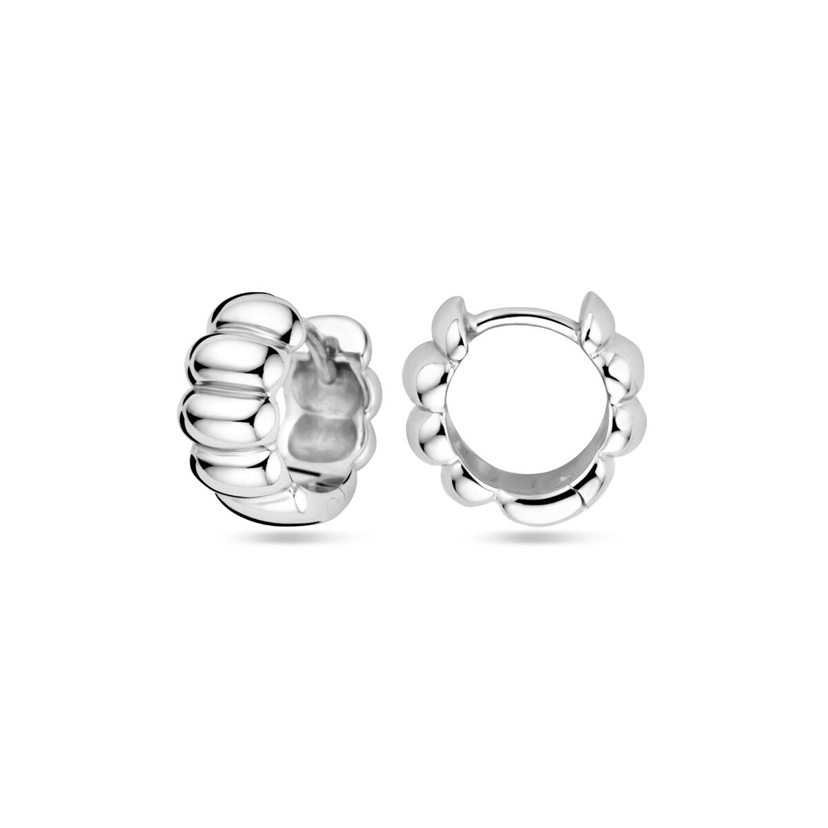 kolczyki koła 11,5 mm srebro rodowane