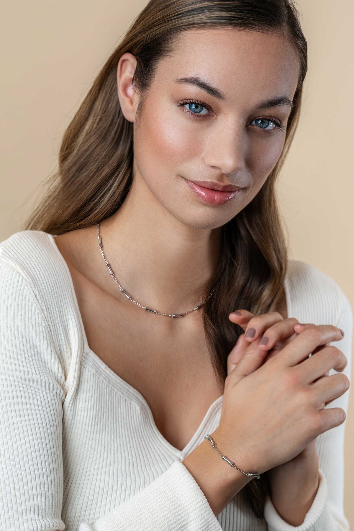 Bransoletka srebro ZIA2577 17-20cm
