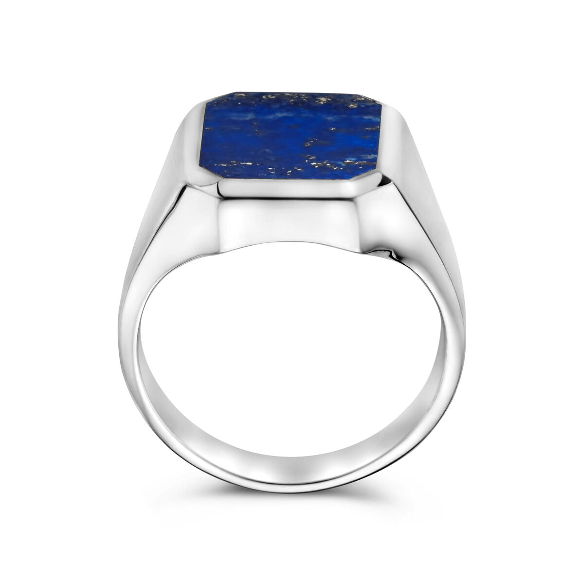 sygnet masywny lapis 13 x 11mm srebro rodowane