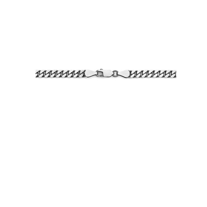 Zilveren ketting heren - collier oxi gourmette 6-zijdes geslepen 4,6 mm