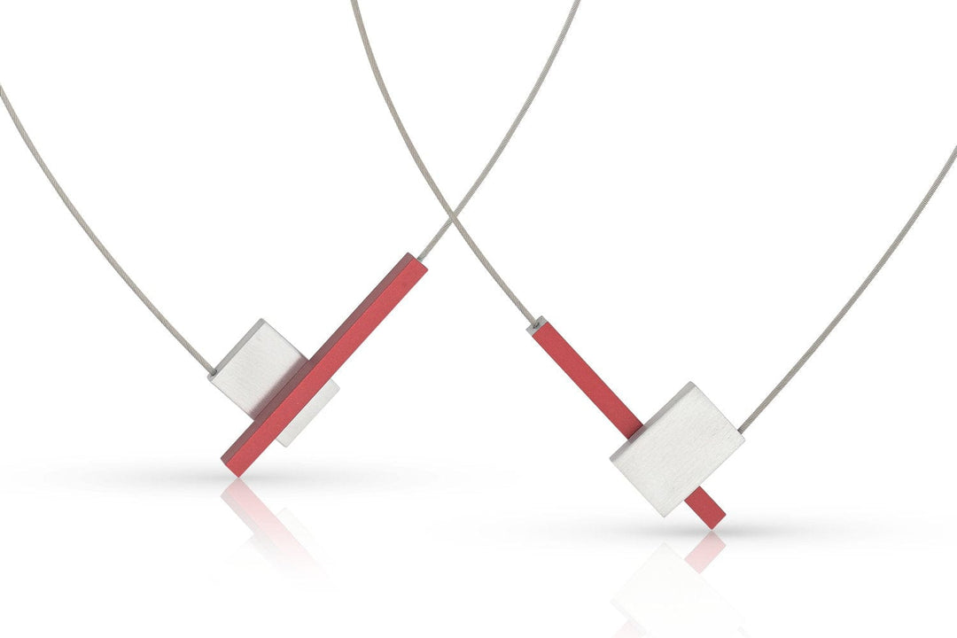 Collier V-vorm met staafje C261R