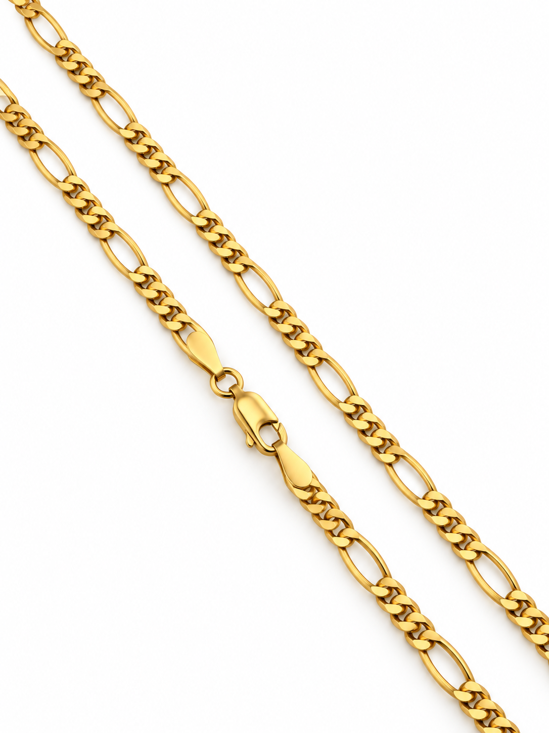 vintage gouden collier 14K figaro 8.9gr