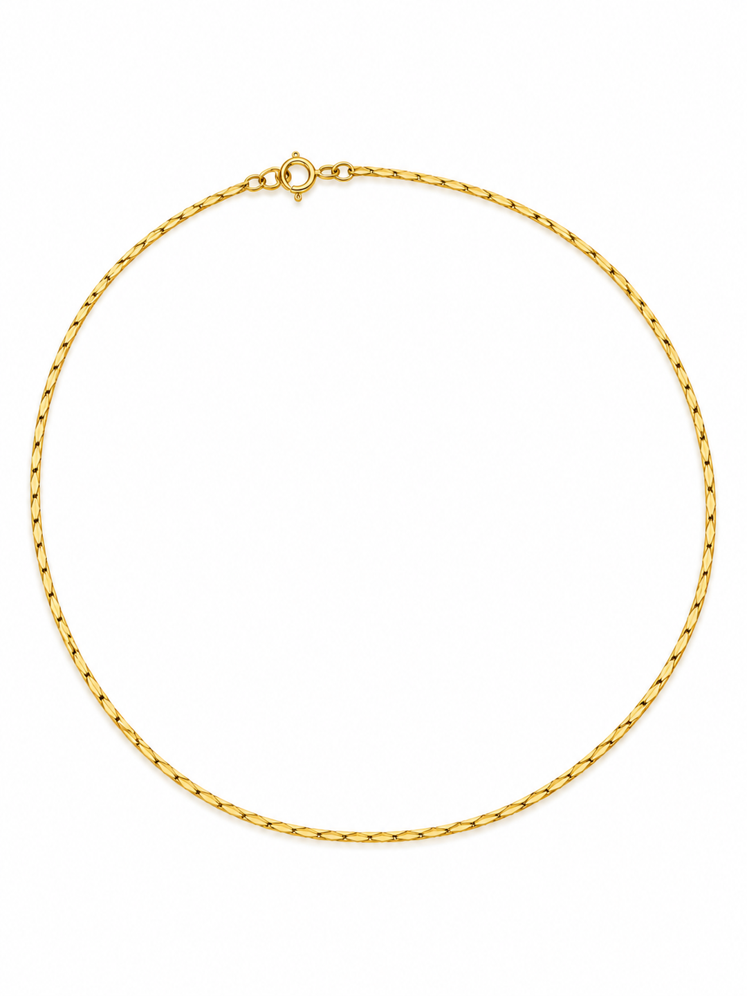 vintage gouden collier 14K cobra 5.5gr
