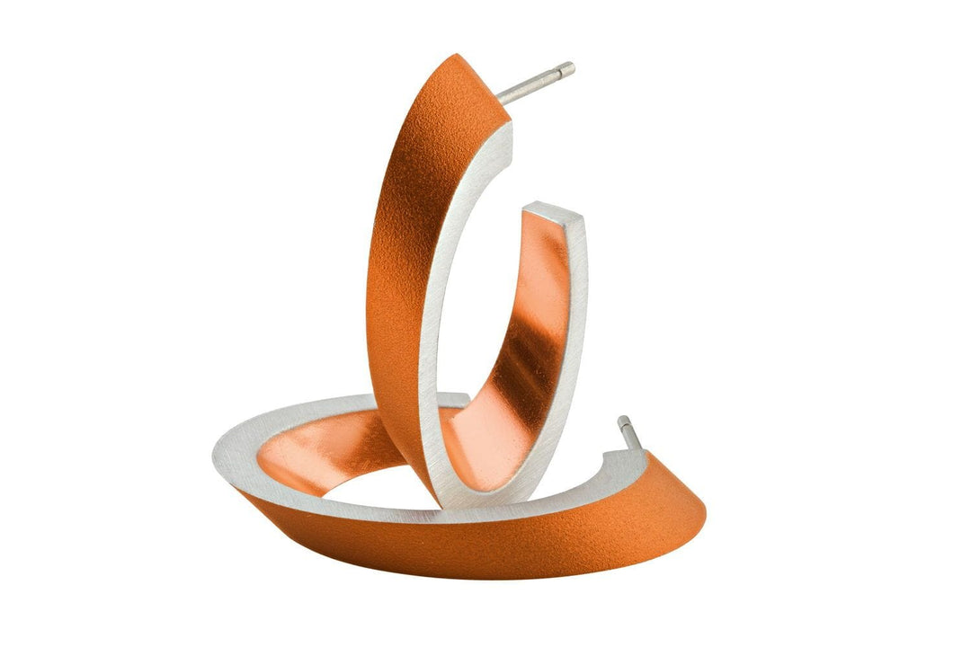 Ovale creolen Oranje O21O