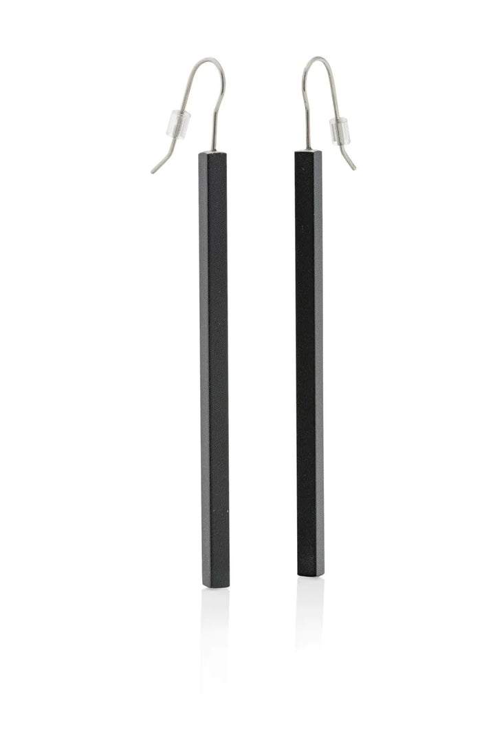 Oorhanger lange staafjes Zwart O38Z