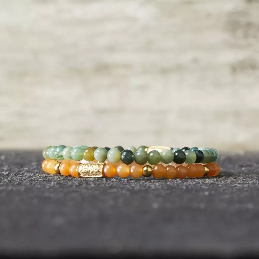 Sekretne Ogrody Żółte Złoto - 4 mm - Bransoletka Damska