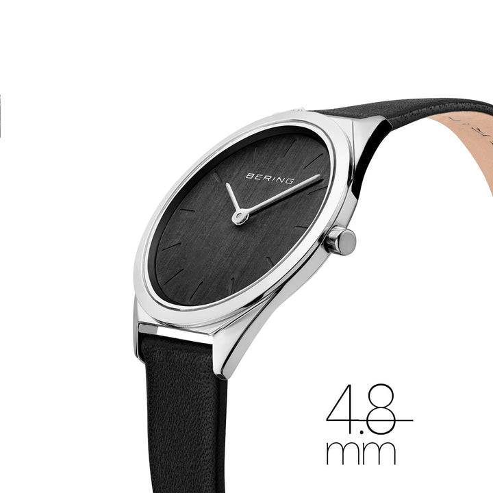 Bering dames horloge zwarte wijzerplaat - 17031-402