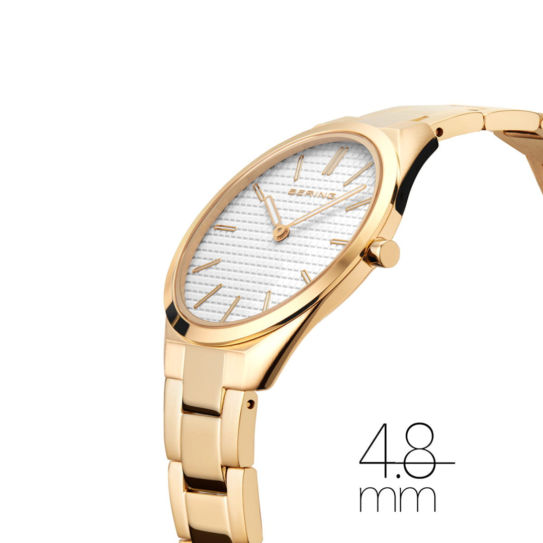 Bering dames horloge witte wijzerplaat - 17231-734
