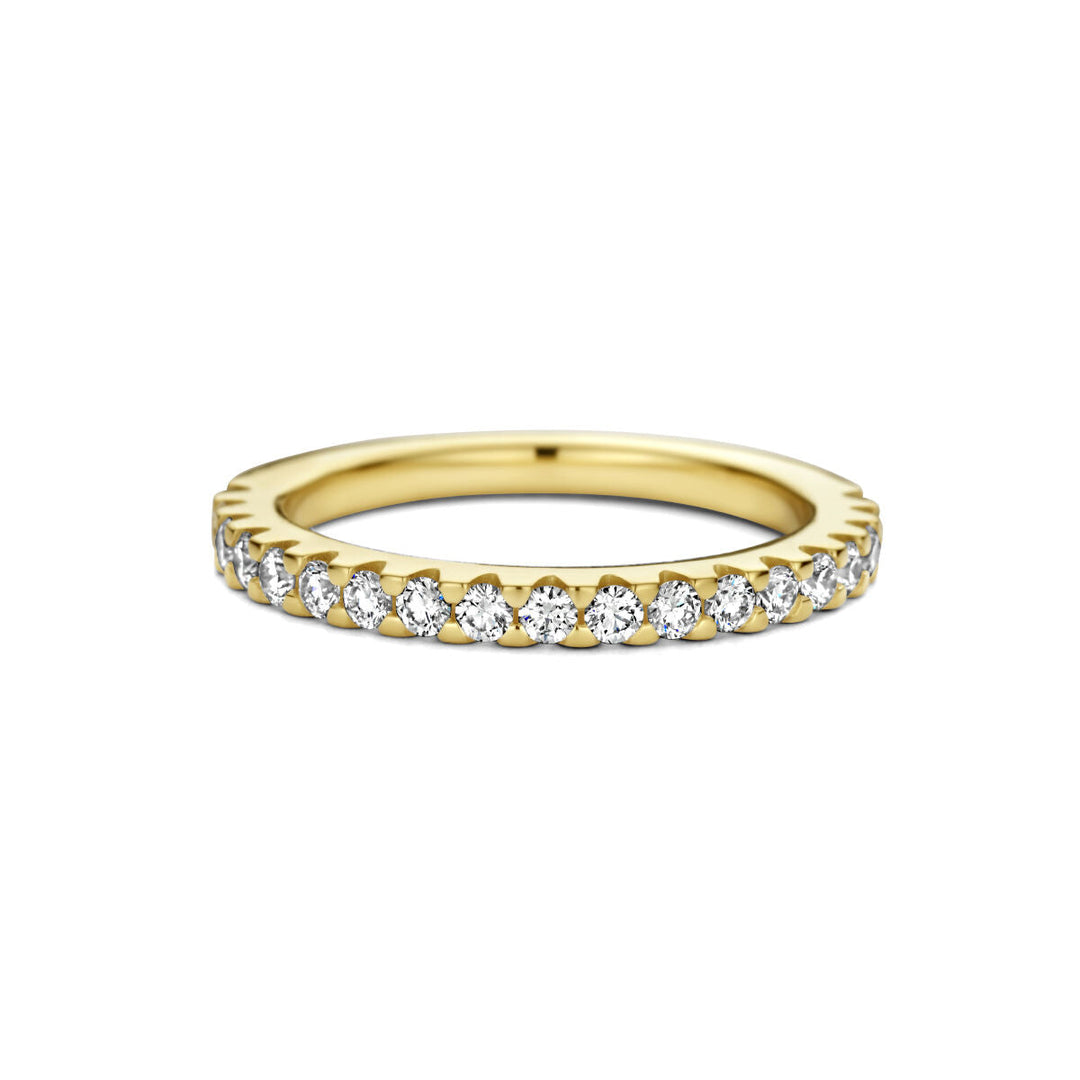 aanschuifring diamant 0.50ct h si 14K geelgoud