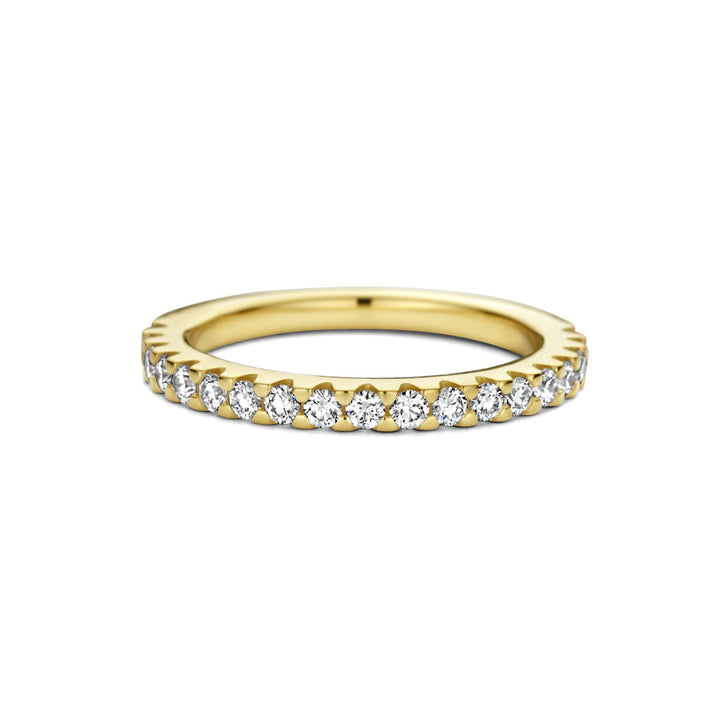 aanschuifring diamant 0.50ct h si 14K geelgoud
