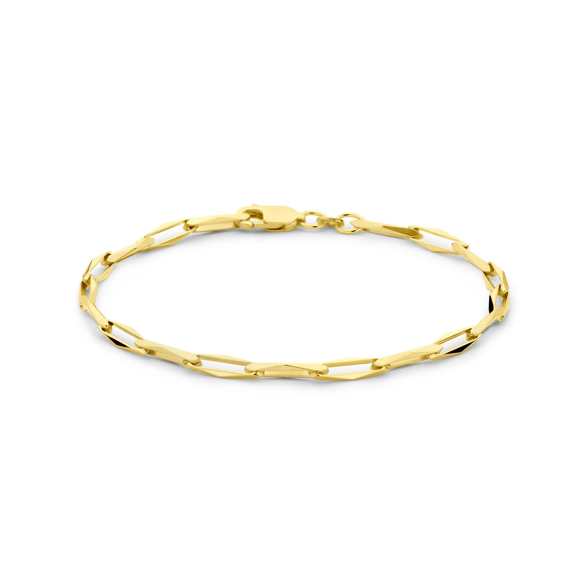 Gouden armband dames closed forever massief 14K
