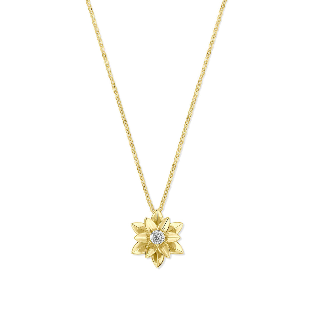 collier diamant 0.03ct h si 41 - 43 - 45 cm 14K bicolor goud geel/wit