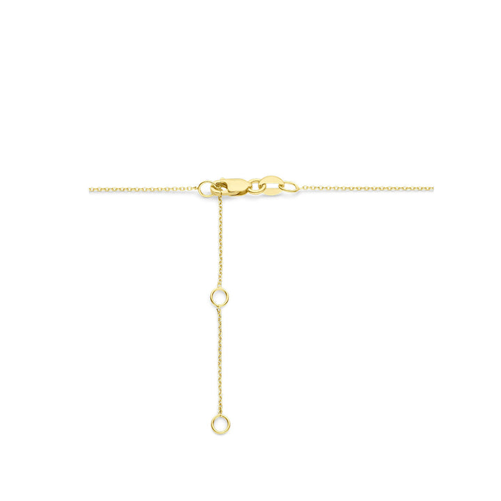 collier hart diamant  40 – 42 – 44 cm 0.25ct g si 18K geelgoud