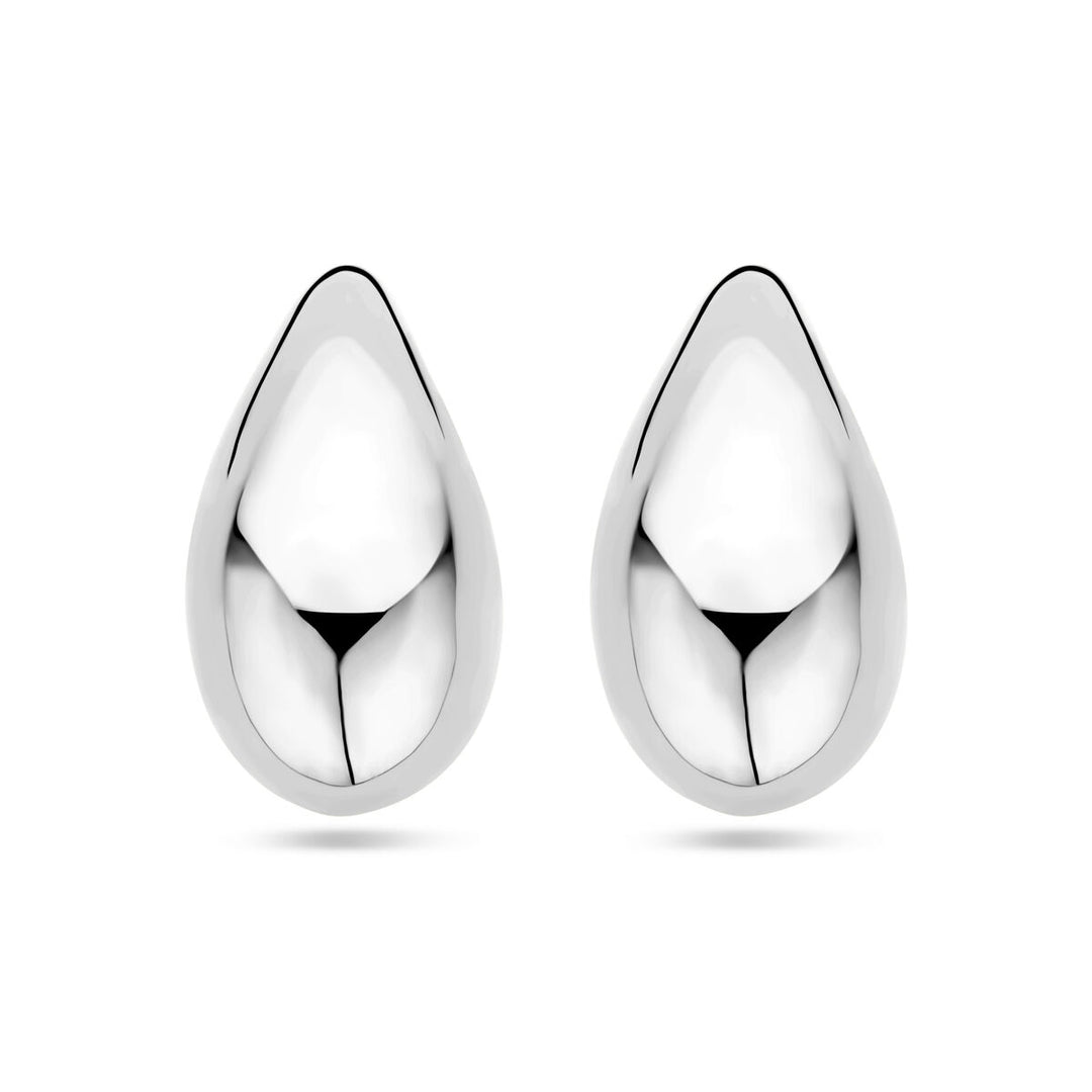 oorknoppen druppel zilver gerhodineerd