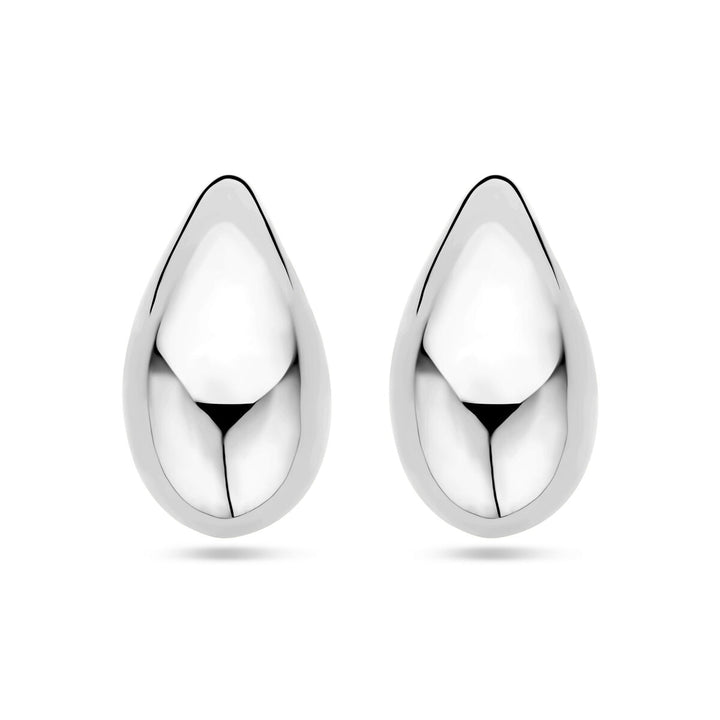 oorknoppen druppel zilver gerhodineerd