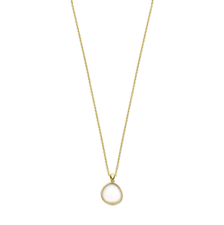 collier parelmoer 41 - 43 - 45 cm 14K geelgoud