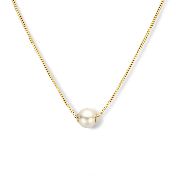 collier parel 42 - 45 cm 14K geelgoud