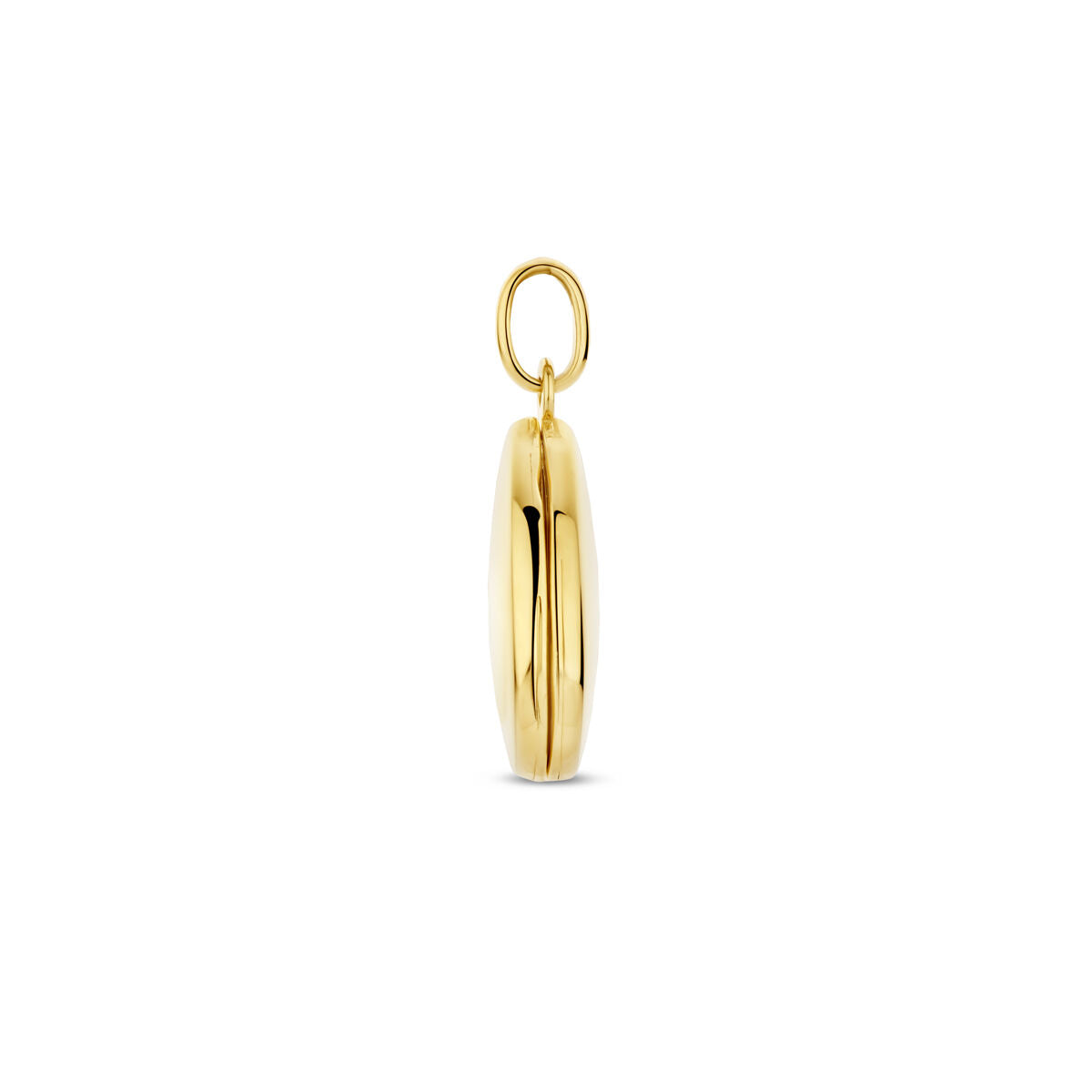 medalion kropla 20 mm 14K żółte złoto