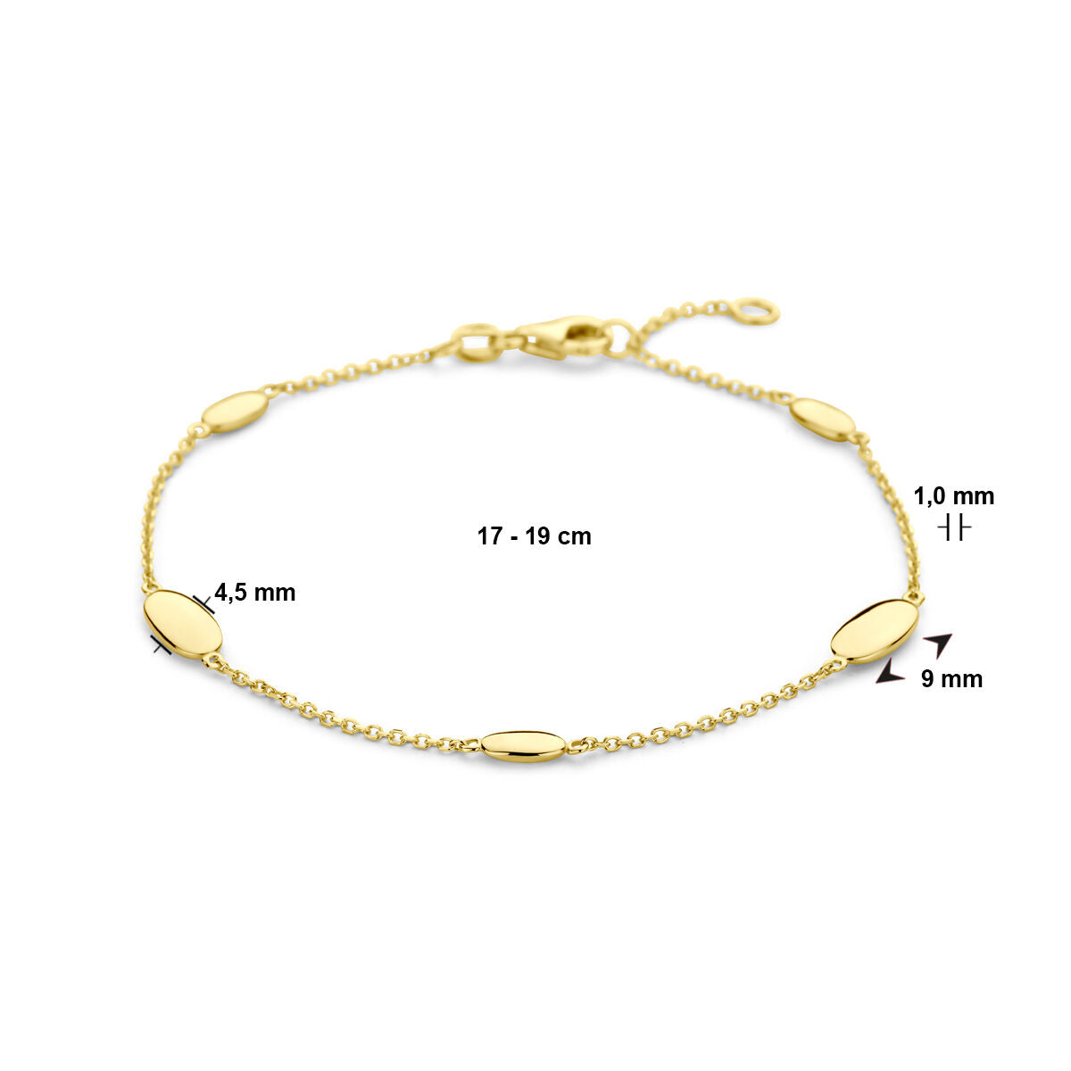 Bransoletka damska pantera 14K