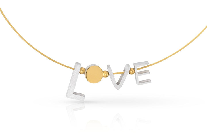 Collier LOVE goudkleurig C258G