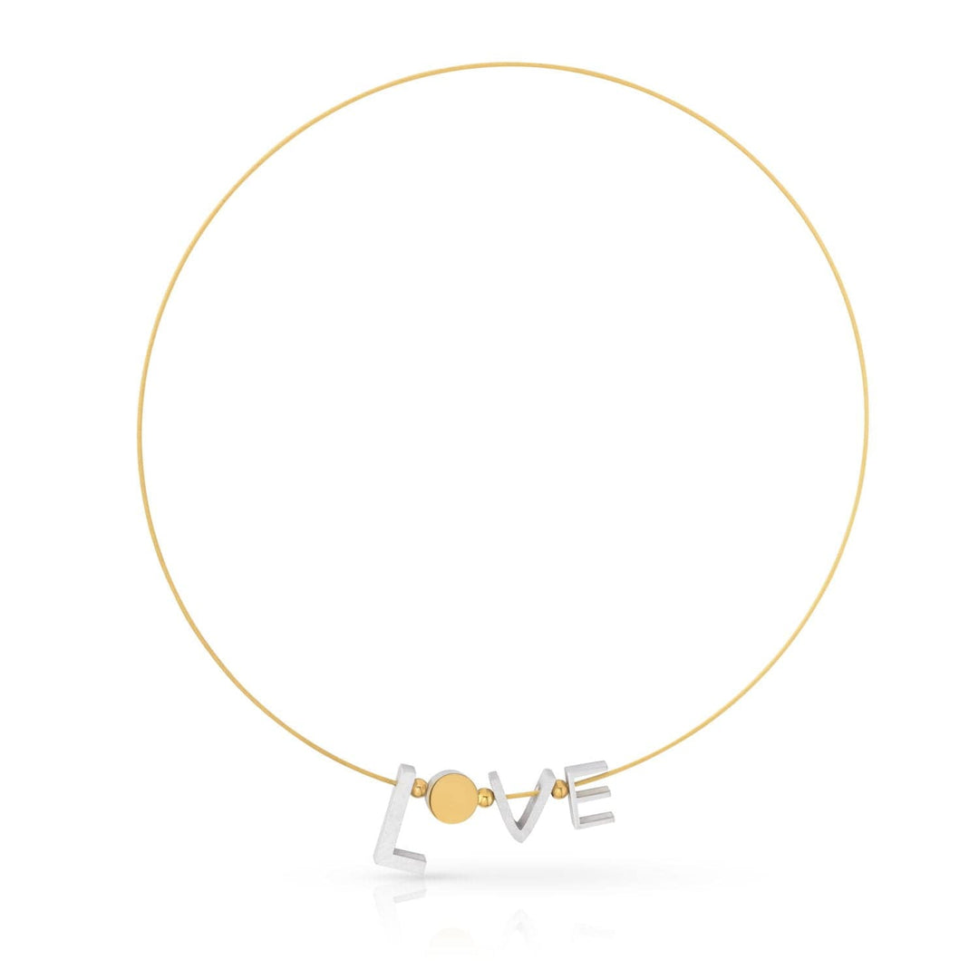 Collier LOVE goudkleurig C258G